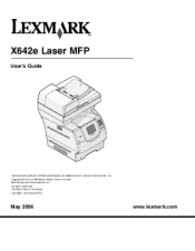 Lexmark X1240 Manual